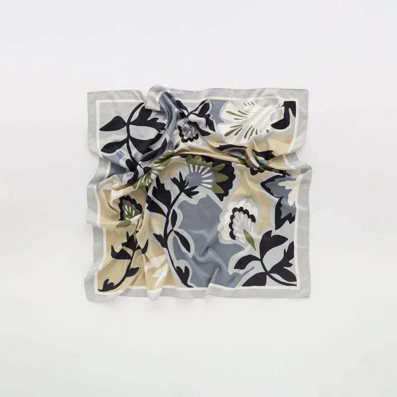 CARPISA Women's Scarf Foulard Powder Blue Multicolour