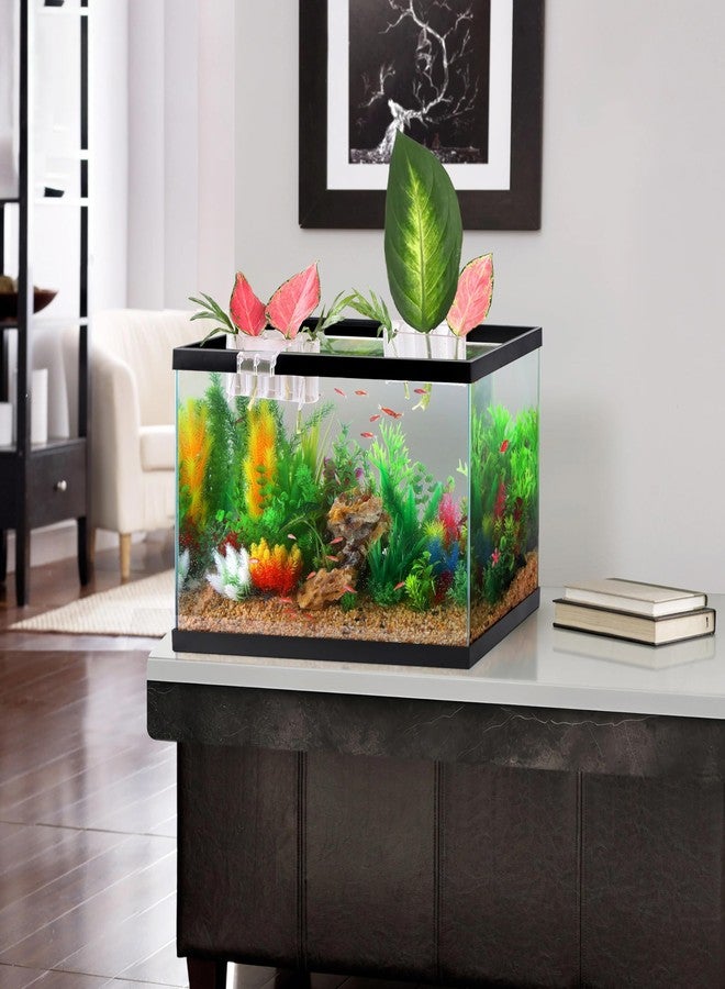 GLEFLE 2 PCS Aquarium Plant Holder Top Hanging Fish Tank Plant Pot Aquarium Planter Cups for Water Feature Decoration - Image 2