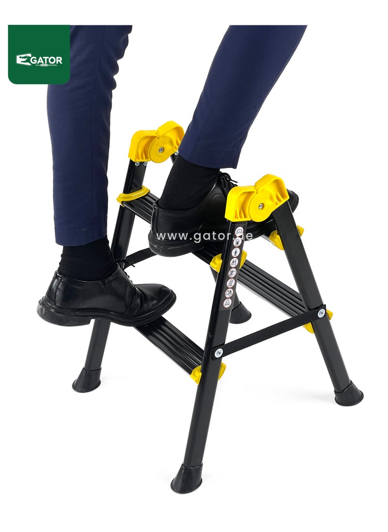 Gator - Gator Two sided 2 Step Folding Ladder - Image 1