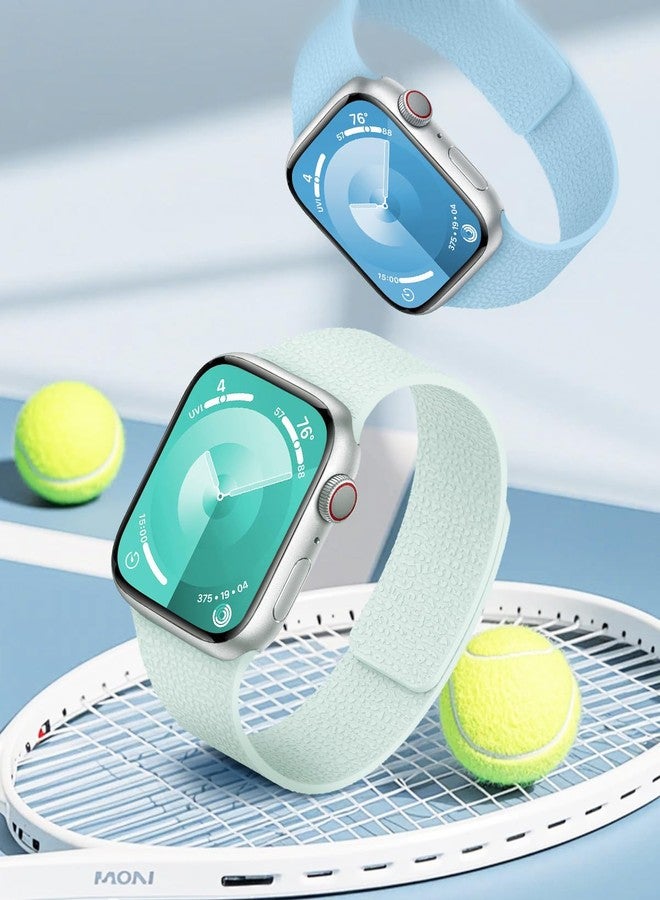 BandSmith Magnetic Silicone Band Compatible with Apple Watch Band 38mm 40mm 41mm 42mm 44mm 45mm 46mm 49mm Women Men, Soft Waterproof Sport Strap for iWatch Series 11 10 9 8 7 6 5 4 3 2 1 SE Ultra - Image 2