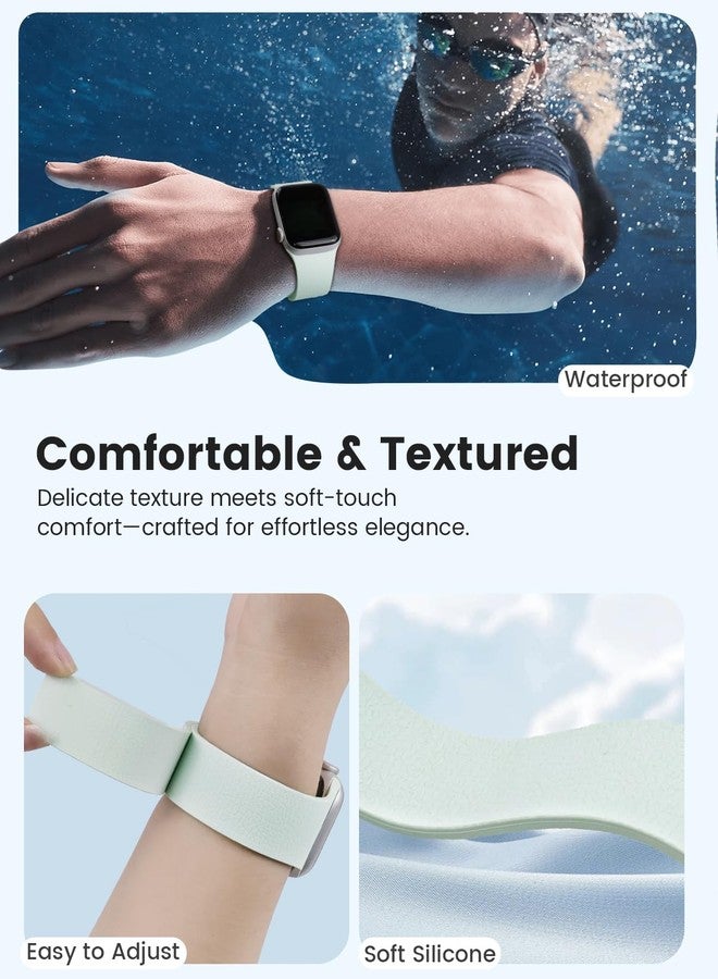 BandSmith Magnetic Silicone Band Compatible with Apple Watch Band 38mm 40mm 41mm 42mm 44mm 45mm 46mm 49mm Women Men, Soft Waterproof Sport Strap for iWatch Series 11 10 9 8 7 6 5 4 3 2 1 SE Ultra - Image 4