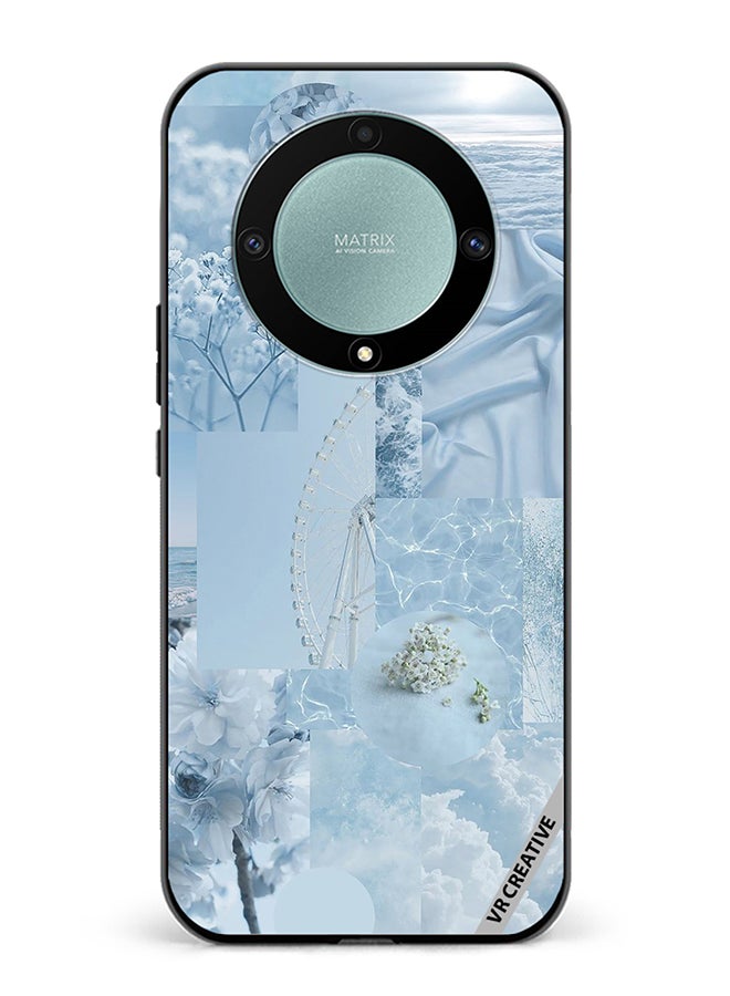 VR CREATIVE Protective Case Cover For Honor X9b Light Blue College Design  Multicolour - Image 1