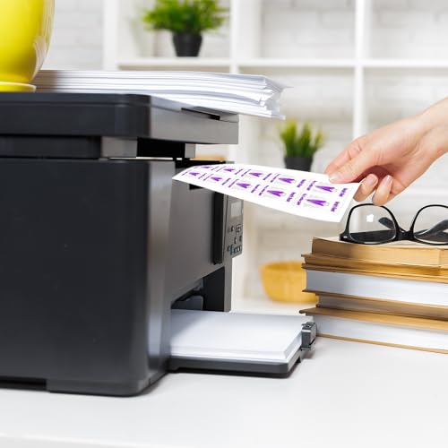 ChromaLabel 2 x 3 Inch Printable Labels, Office Labels & Stickers Compatible with Laser and Inkjet Printers - 25 Label Sheets, 250 Label Stickers, White - Image 3