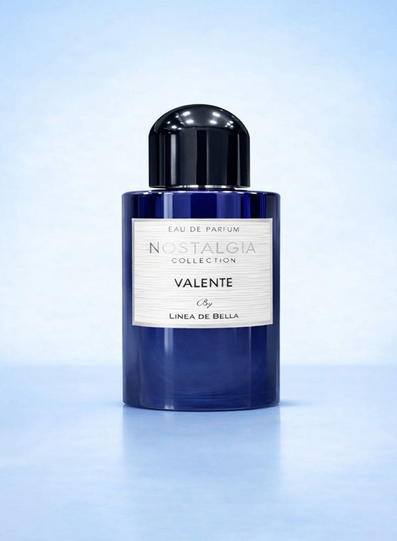 Linea De Bella Nostalgia Valente Men’s Eau de Parfum 100ml | Long Lasting Fresh Woody Men Perfume with Pineapple, Lemon & Tonka | Linea De Bella - Image 5