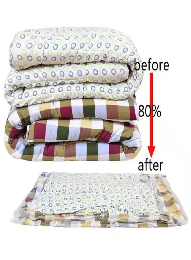 Hidak Vacuum Storage Bags 5 Pcs with Pump Compression Bags Double-Zip Seal for Clothes,Comforters,Luggage - Image 5