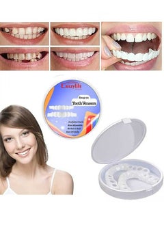 Crazylife Teeth Veneers, Denture Occlusal Veneer For Upper And Lower Jaw Dentures, No Pain No Shot No Drilling, Natural And Comfortable, Protecting Teeth, Restoring Confidence Smiling  - Image 1