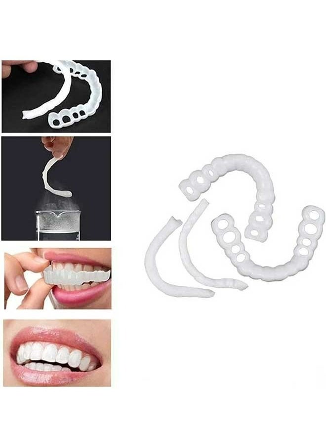 Crazylife Teeth Veneers, Denture Occlusal Veneer For Upper And Lower Jaw Dentures, No Pain No Shot No Drilling, Natural And Comfortable, Protecting Teeth, Restoring Confidence Smiling  - Image 2