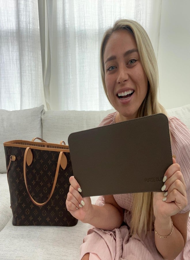 Purse Bling قاعدة تشكيل حقيبة Graceful PM من Purse Bling، قاعدة تشكيل حقيبة بنية اللون لحقائب LV Graceful وغيرها من حقائب LV الكبيرة، مصنوعة من الجلد النباتي (بني، Graceful PM) - Image 2