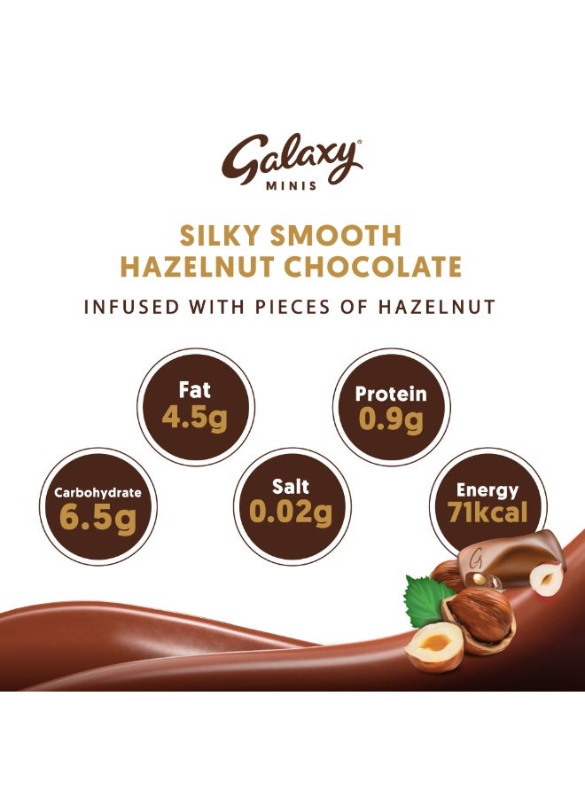 Galaxy Chocolate Minis Hazelnut Mini Chocolate Bars 212.5g - Image 4