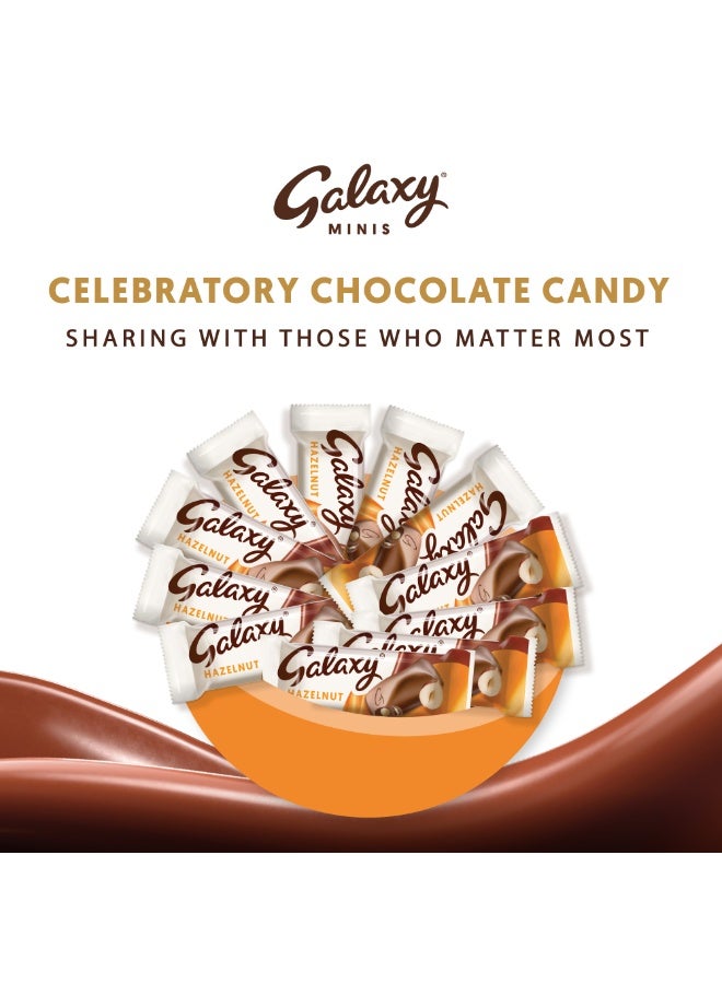 Galaxy Chocolate Minis Hazelnut Mini Chocolate Bars 212.5g - Image 3