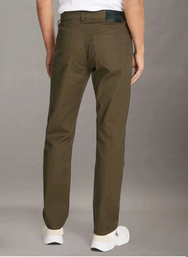 Calvin Klein Jeans Straight Twill Trousers