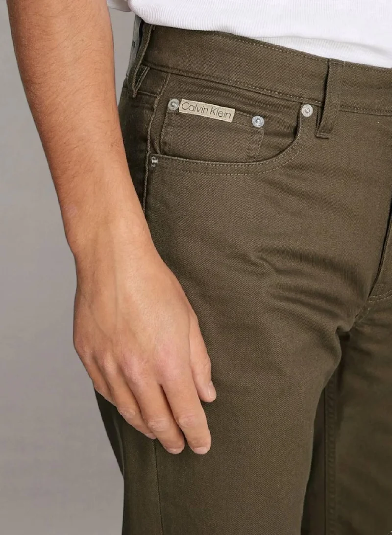 Calvin Klein Jeans  Straight Twill Trousers for Men | Best Price UAE