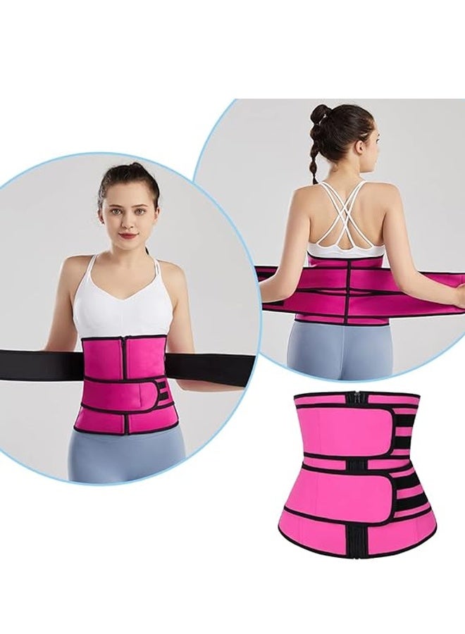 مرح جهاز تدريب خصر قابل للتعديل للنساء ، حزام تنحيف مع لفافة ضمادة الساونا للبطن ، حزام لتشذيب الخصر ، التفاف ضاغط لتشكيل الجسمXL - Image 3