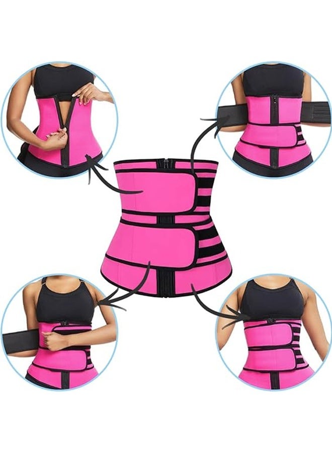 مرح جهاز تدريب خصر قابل للتعديل للنساء ، حزام تنحيف مع لفافة ضمادة الساونا للبطن ، حزام لتشذيب الخصر ، التفاف ضاغط لتشكيل الجسمXL - Image 2