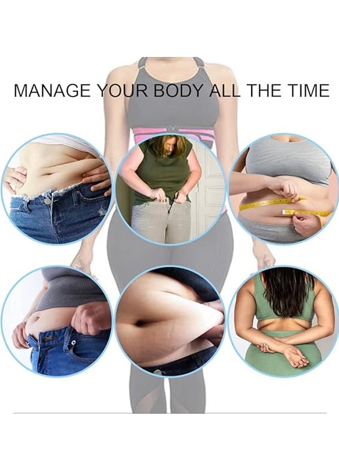 مرح جهاز تدريب خصر قابل للتعديل للنساء ، حزام تنحيف مع لفافة ضمادة الساونا للبطن ، حزام لتشذيب الخصر ، التفاف ضاغط لتشكيل الجسمXL - Image 4