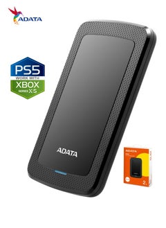 ADATA HV300 2TB External HDD Slim Hard Drive | Compatible with PS5 XBOX for Superfast Gaming Fast Data Transfer | Black  - Image 5