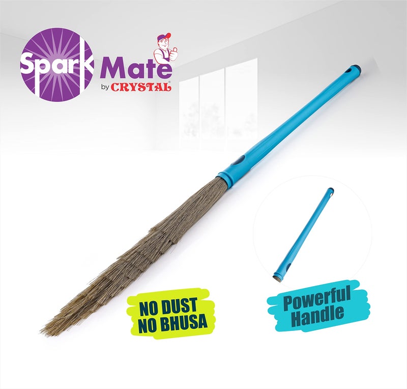 Sparkmate By Crystal No Dust Broom/Jhadu, Easy Floor Cleaning - Image 2