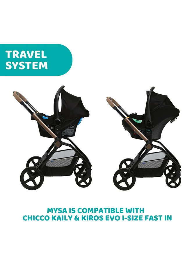 Chicco Mysa Stroller 0m-5y, Amber Glow