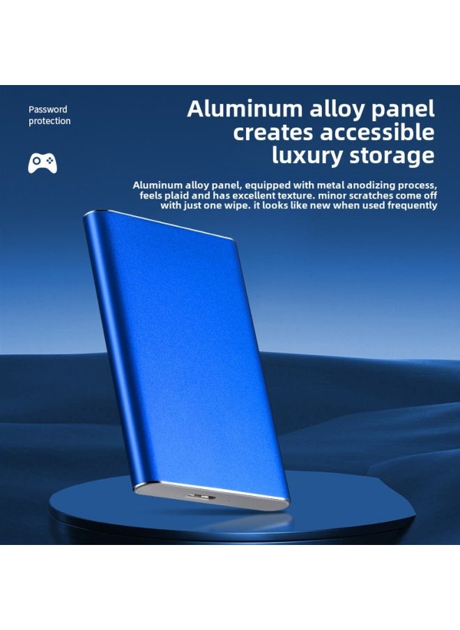 Generic Haichun Metal Mobile Hard Disk 4T Mobile Phone Computer 500g External Storage High Speed 2T Solid State Mechanical Hard Disk 320g-Capacity:640GB-Interface:USB 3.0  - Image 2
