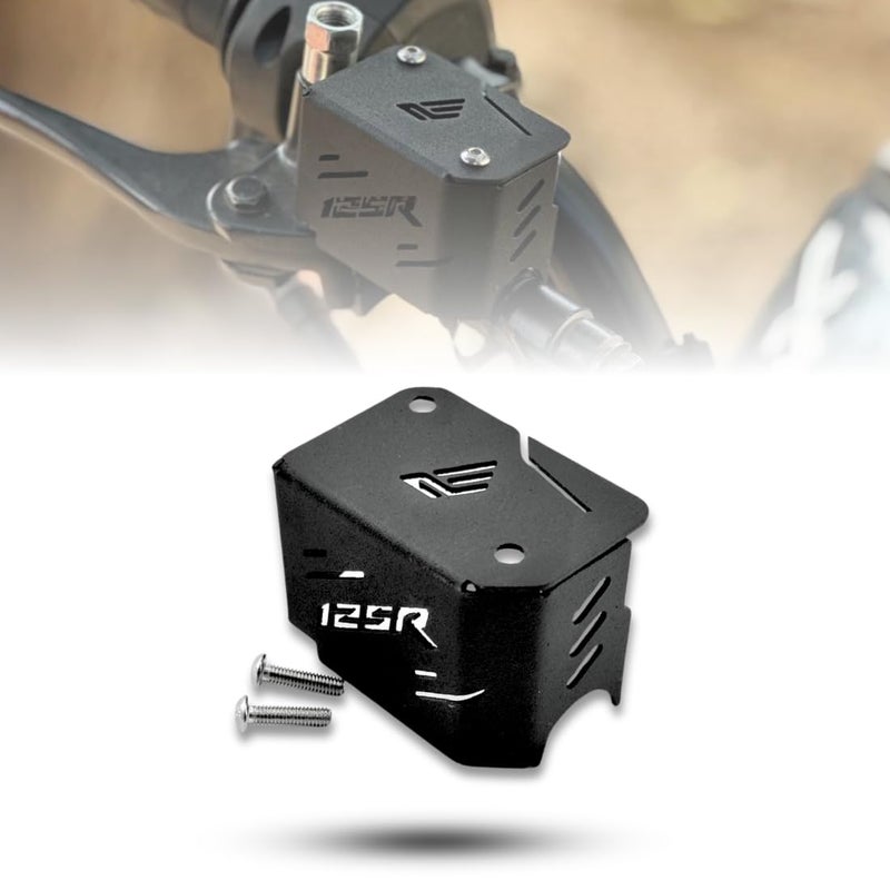 PHANTOM حماية أسطوانة الماستر الأمامية Phantom لـ Xtreme 125R Ver.2.0 | غطاء خزان | متين ومقاوم للتآكل | تركيب سهل (أسود) - Image 1