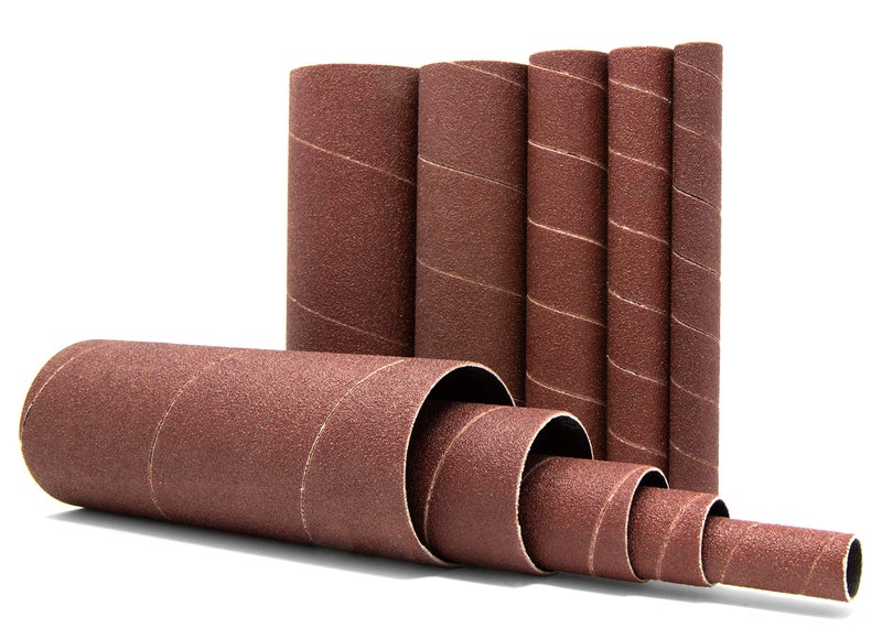 WEN 6535SP120 120-Grit Oscillating Spindle Sandpaper Sanding Sleeves with 5-5/8-Inch Height, 10 Pack