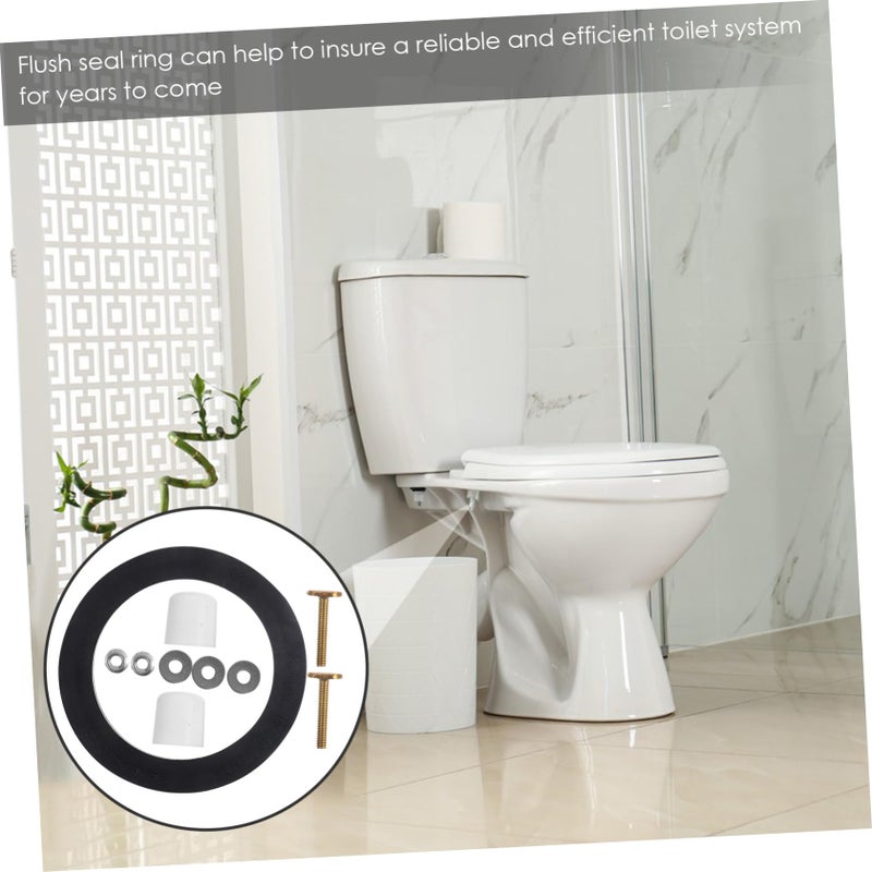 Rv Toilet Seal Ring Replacement Kit Durable Rubber Flush Seal Leak Proof Connection - Image 3