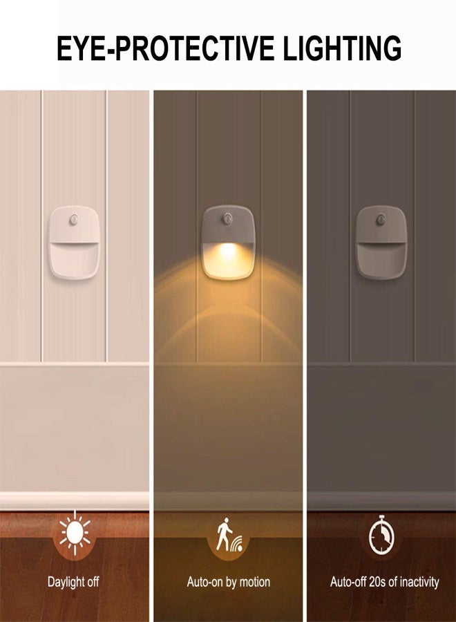 6PCS Motion Sensor LED Night Light Decoration Closet Cabinet Lamp Battery Operated Light for Kitchen Closet Counter Wall - Image 4