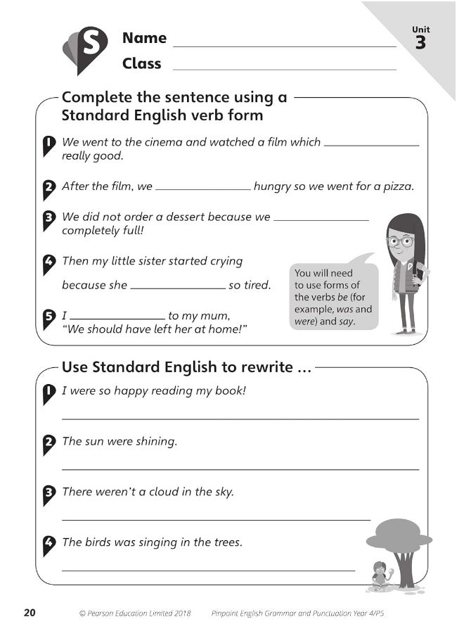 null - Pinpoint English Grammar and Punctuation Year 4: Photocopiable Targeted Practice - Image 1