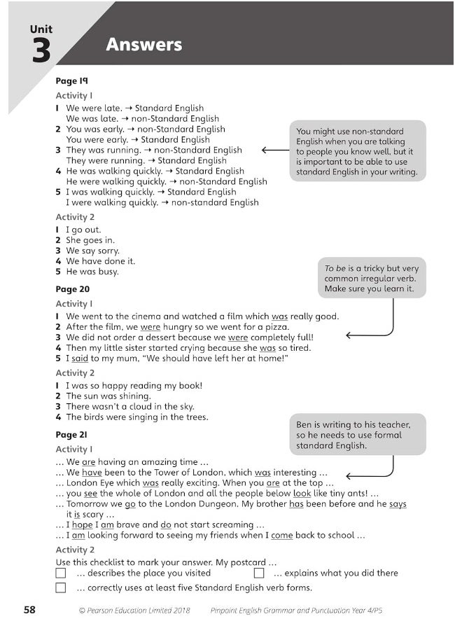 null - Pinpoint English Grammar and Punctuation Year 4: Photocopiable Targeted Practice - Image 1