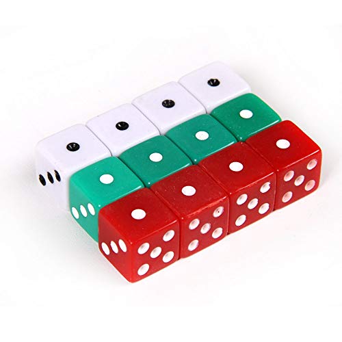hand2mind Red, Green and White Dot Dice (Set of 144) - Image 5