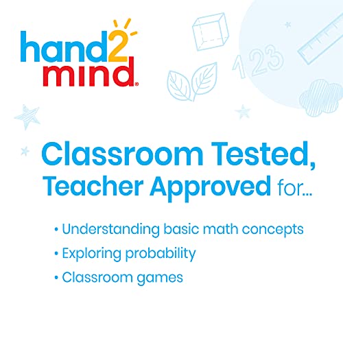 hand2mind Red, Green and White Dot Dice (Set of 144) - Image 2