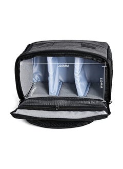 Coopic BL-26 GRAY Messenger CANVAS DSLR Camera Bag Urban Life Shoulder Case for Nikon Sony Canon Olympus Pentex Interchangeable Mirrorless Micro 4/3 Full Frame Lens Digital SLR  - Image 5
