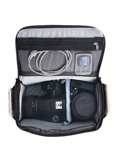 Coopic BL-26 GRAY Messenger CANVAS DSLR Camera Bag Urban Life Shoulder Case for Nikon Sony Canon Olympus Pentex Interchangeable Mirrorless Micro 4/3 Full Frame Lens Digital SLR  - Image 3
