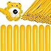 KAWKALSH 260 Lemon Yellow Long Balloons for Balloon Garland Thickening Skinny Latex Twisting Animals Modeling Christmas Birthday Wedding Party Festival Decorations 100pcs - Image 2