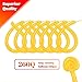 KAWKALSH 260 Lemon Yellow Long Balloons for Balloon Garland Thickening Skinny Latex Twisting Animals Modeling Christmas Birthday Wedding Party Festival Decorations 100pcs - Image 4