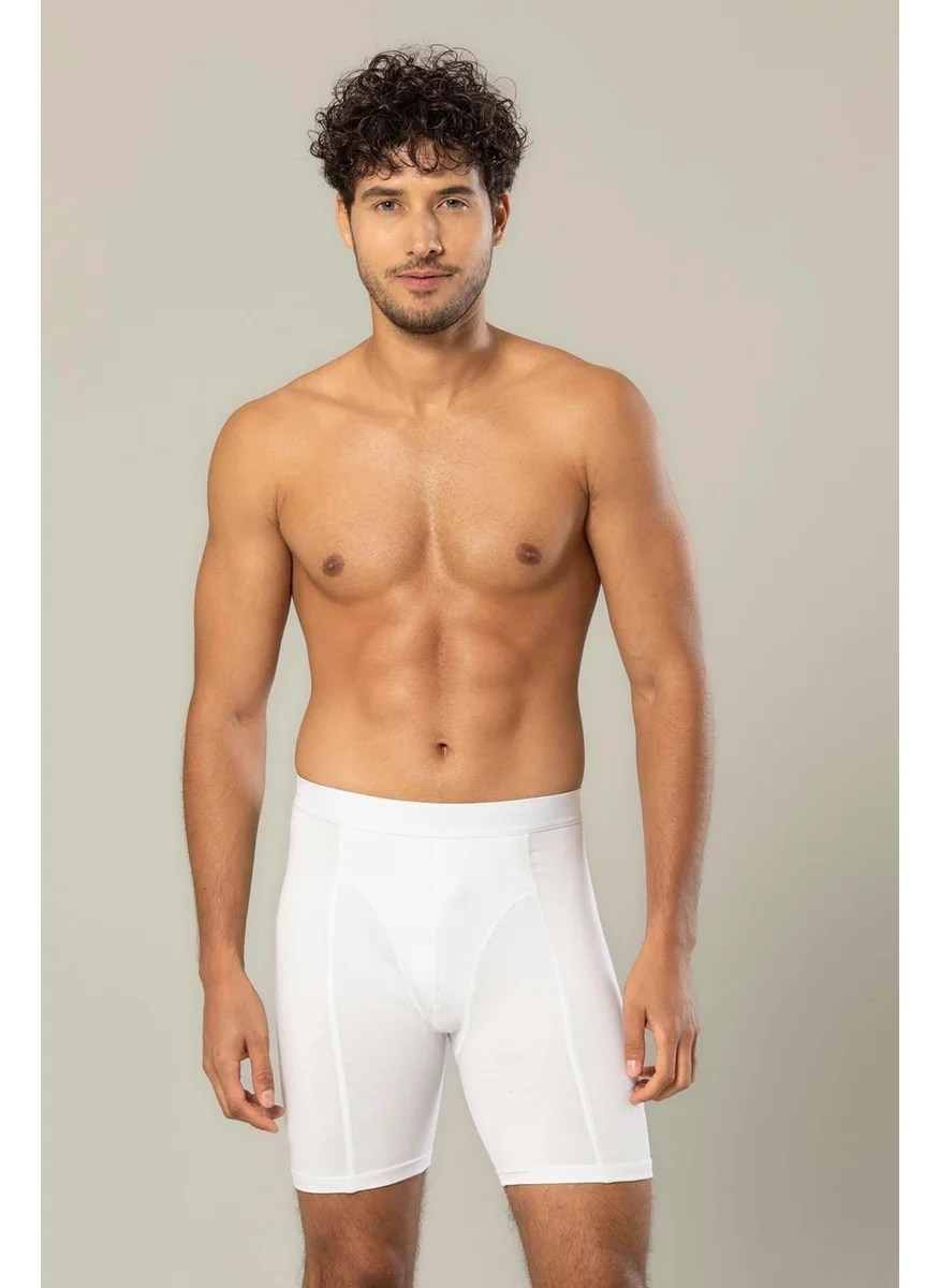 Erdem Men's Cotton Elastane Long Boxer 1416 - 6 Pieces