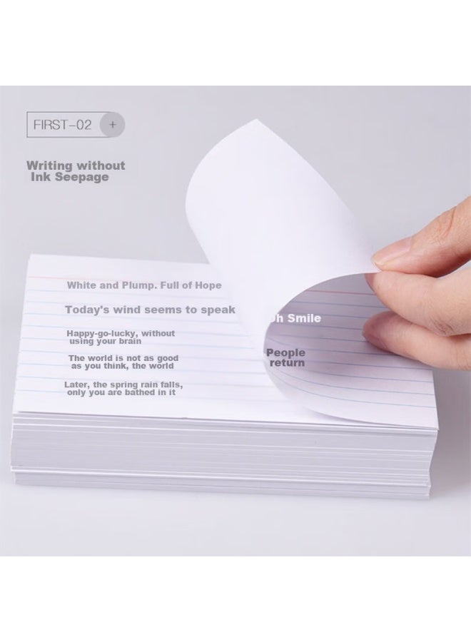 Kaisa Index Cards Four Colors 180 Sheets Index Cards Classification Labels Office Cards Paper Sticky Notes Cards Colorful Knowledge Point Recording Cards - Image 4