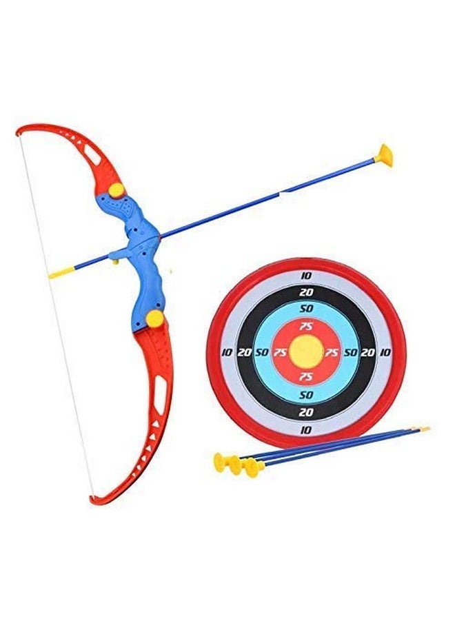 Super Toy Toy Kids Bow & Arrow Toy Archery Set With Target Board For Boys - 6 Teer Dhanush Kaman For 4 5 6 + Years Old  - Image 5