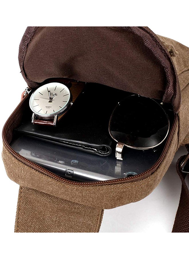Shoulder Bag For Men Brown - Image 5