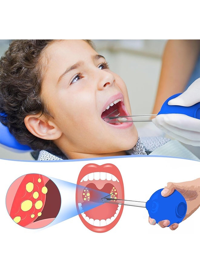 HAVEN Tonsil Stone Remover, Manual Style Mouth Cleaner, Vacuum Tonsil Stone Cupping Tool (Blue) - Image 5