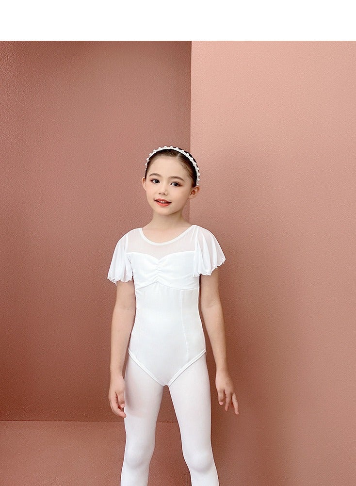 Loquat Squality Ballet Dance Tutu Dress For Girls White - Image 1