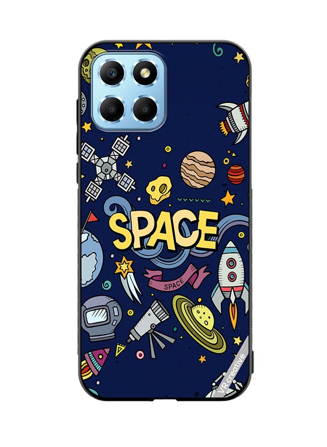 VR CREATIVE Protective Case Cover For Honor X8 5G Space Design Multicolour - Image 1