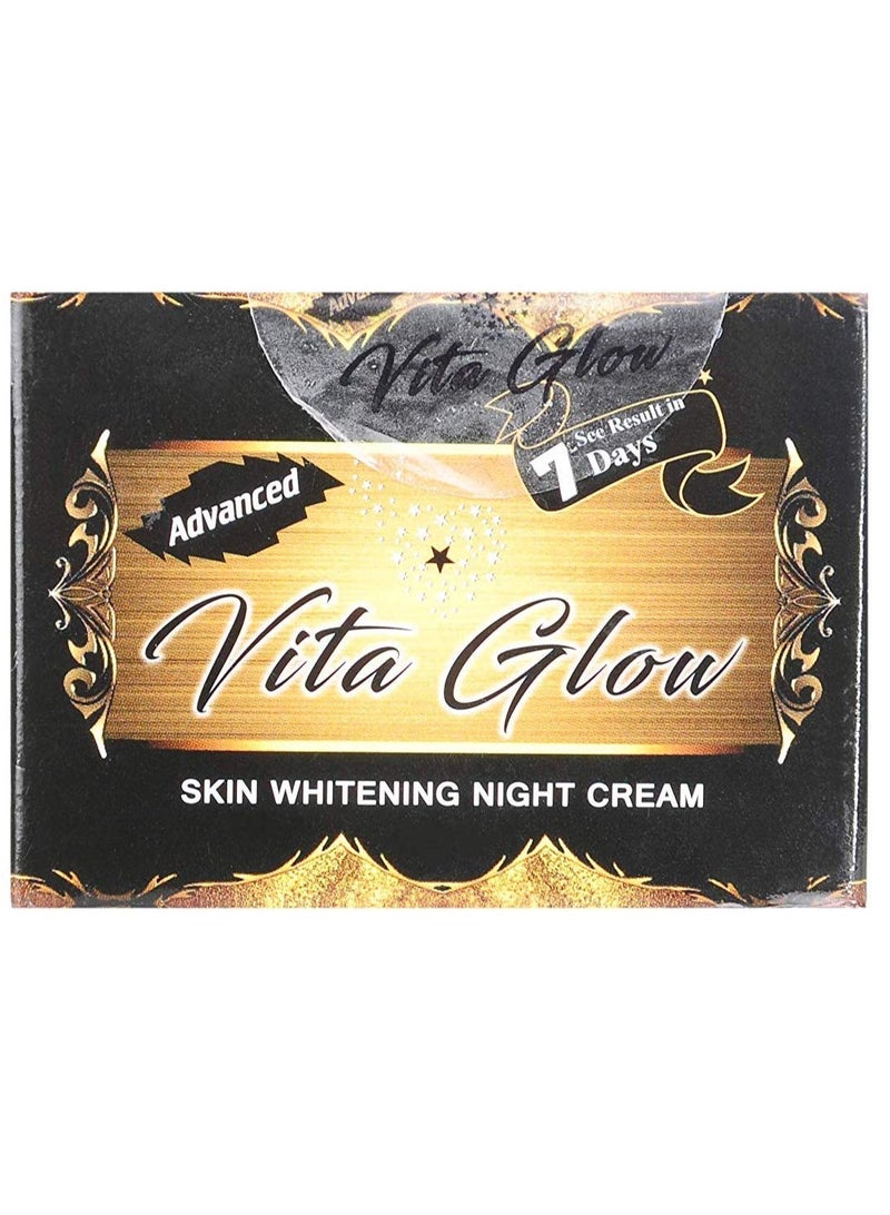 Vita Glow Advanced Night Cream For Skin Whitening - 30 Gm - Image 1