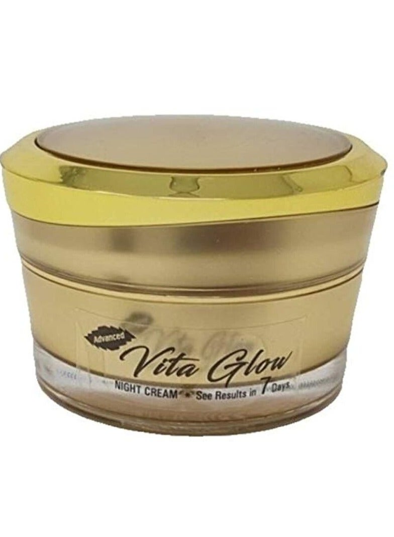 Vita Glow Advanced Night Cream For Skin Whitening - 30 Gm - Image 2
