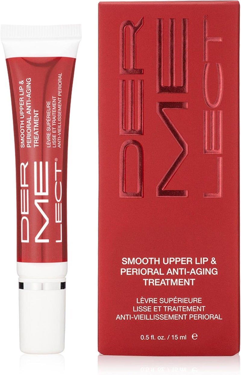 DERMELECT COSMECEUTICALS Smooth Upper Lip & Perioral Anti-Aging Treatment - 0.5 oz (15 ml) for Vertical Lip Lines & Discoloration - Image 1