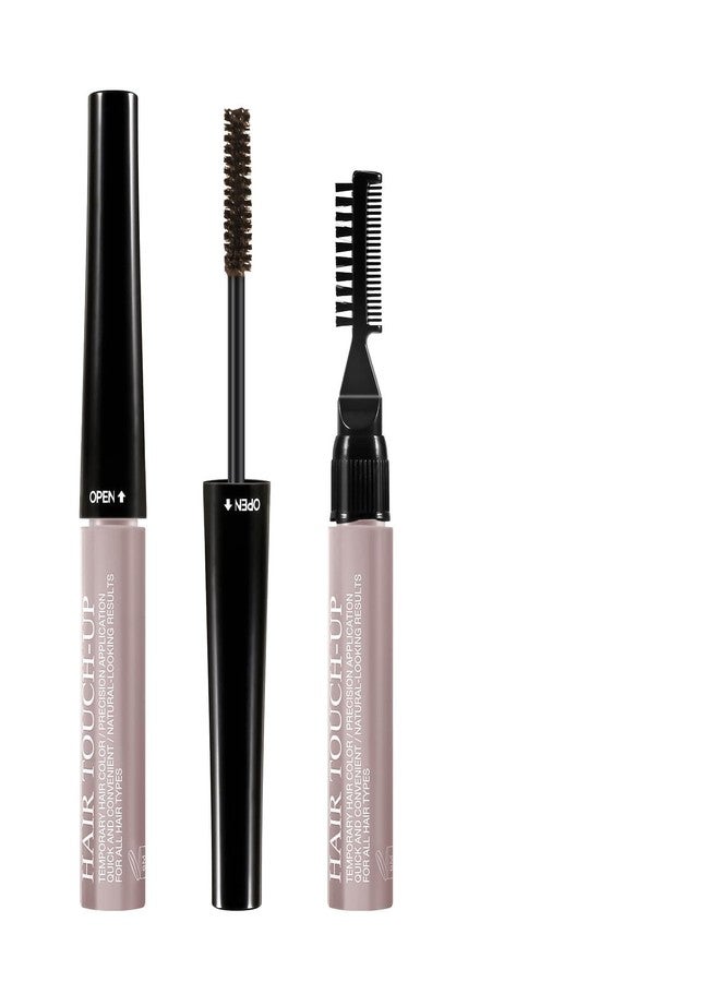 GEUUFEA Hair Mascara for Gray Hair, 3 In 1 Hair Color Concealer Stick with Precision Applicator, Temporary Hairline Filler, Multi-Purpose Mascara for Eyebrow and Beard（Dark Brown） - Image 1