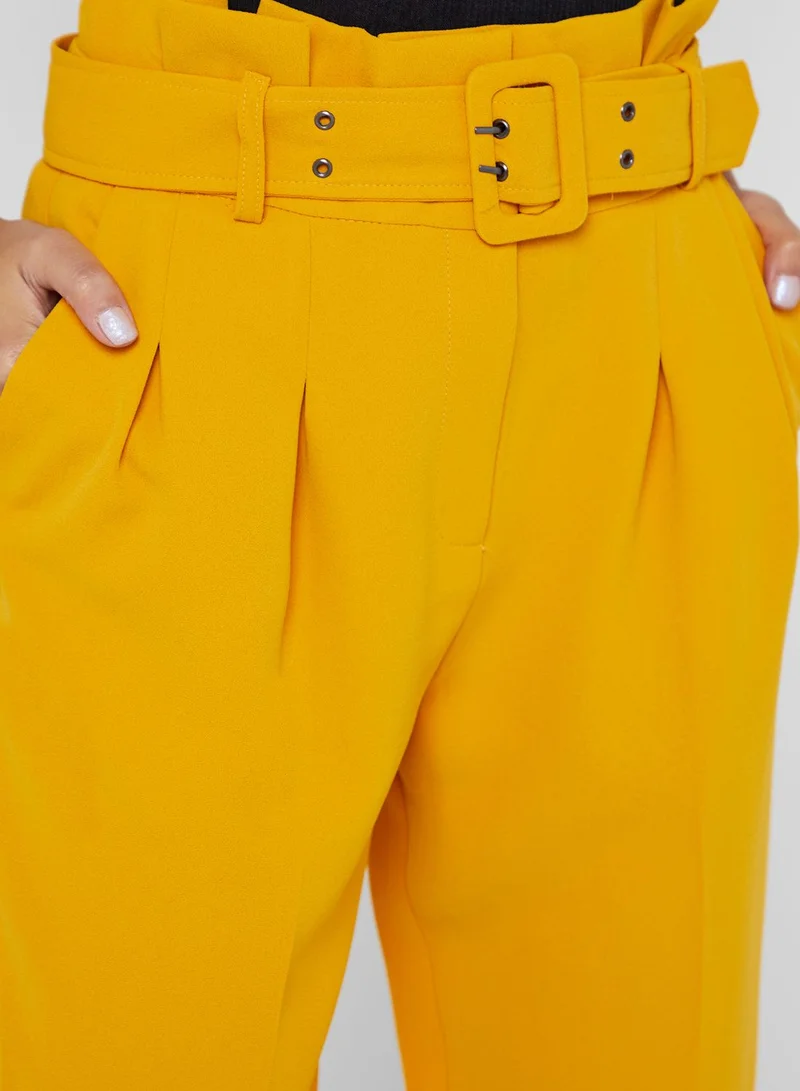 TOPSHOP Belt Peg Pants