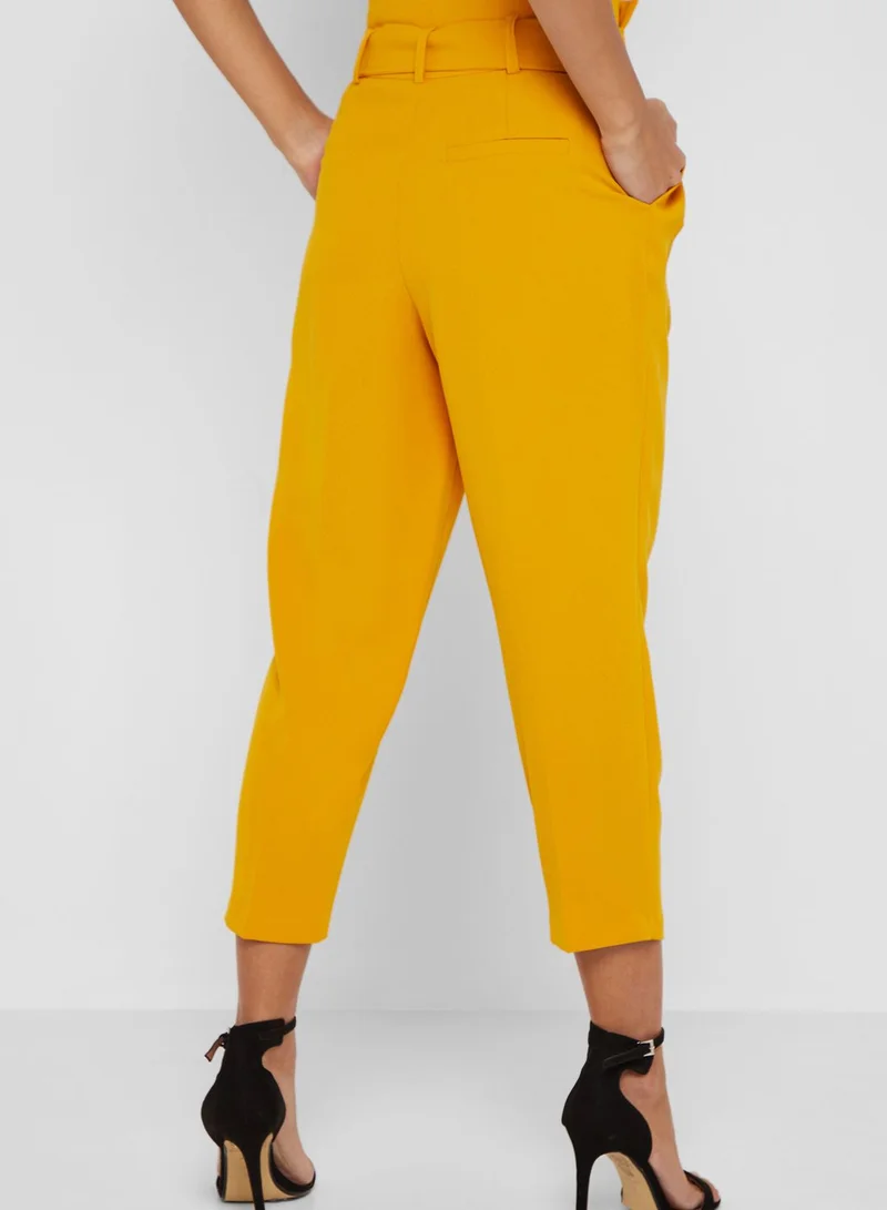 TOPSHOP Belt Peg Pants
