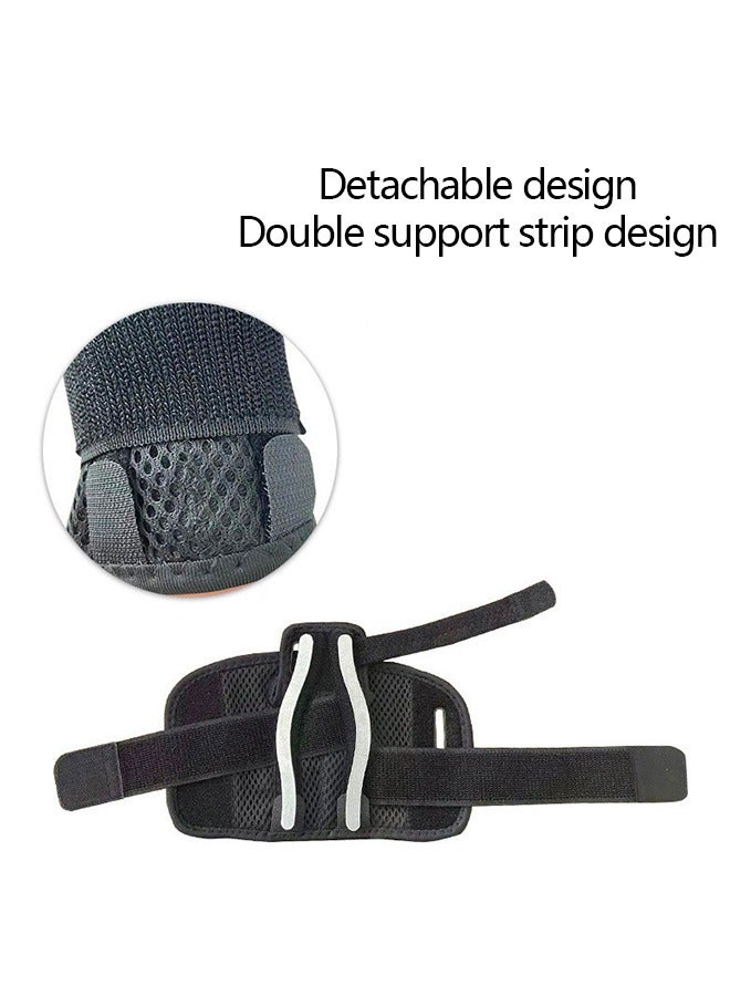 Generic Thumb Arthritis Brace Wrist Strap, Breathable Thumb Splint Brace Right Left Hand, Joint Thumb Splint for Pain Relief Arthritis Tendonitis Sprains Strains Black - Image 2