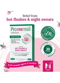 Promensil , Menopause, Red Clover, Isoflavones, Double Strength Starter 80Mg - 30 Tablets (1 Month Supply)  - Image 5